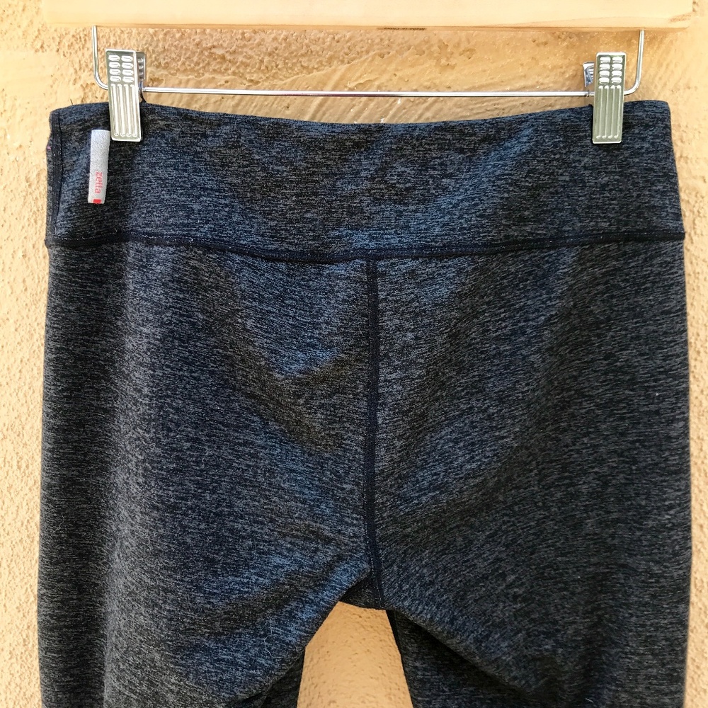 ZELLA Legging Black & Grey / Gray Space Dye S 4-6